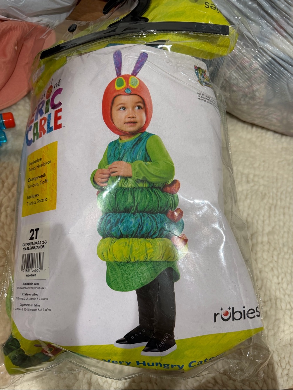 Rubie's The Very Hungry Caterpillar Toddler Costume - Green/Red/Purple